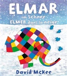 David McKee - Elmar im Schnee, Deutsch-Französisch. Elmer dans la neige