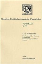 Karl H Menke, Karl-Heinz Menke - Die Frage nach dem Wesen des Christentums