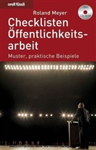 Roland Meyer - Checklisten Öffentlichkeitsarbeit, m. CD-ROM