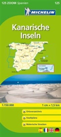 Michelin Karten - Bl.125: Michelin Karte Kanarische Inseln. Iles Canaries