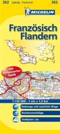 Michelin Karten - Bl.302: Michelin Karte Französisch Flandern. Nord