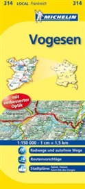 Michelin Karten - Bl.314: Michelin Karte Vogesen. Haute-Saone, Vosges