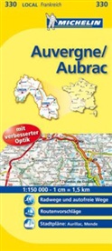 Michelin Karten - Bl.330: Michelin Karte Auvergne, Aubrac. Cantal, Lozère