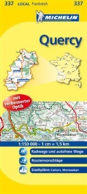 Michelin Karten - Bl.337: Michelin Karte Quercy. Lot, Tarn-et-Garonne