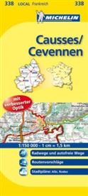 Michelin Karten - Bl.338: Michelin Karte Causses, Cevennen