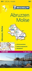 Michelin Karten - Bl.361: Michelin Karte Abruzzen, Molise. Abruzzo, Molise