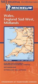 Michelin Karten - Bl.503: Michelin Karte Wales, England Süd-West, Midlands. Wales, The  Midlands, South West England