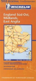 Michelin Karten - Bl.504: Michelin Karte England Süd-Ost, Midlands, East Anglia. South East England, The Midlands, East Anglia