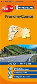 Michelin Karten - Bl.520: Michelin Karte Franche-Comte