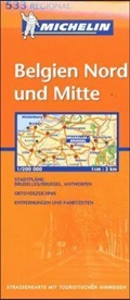 Michelin Karten - Bl.533: Michelin Karte Belgien Nord und Mitte. Noord- en Midden-Belgie. Belgique Nord et Centre