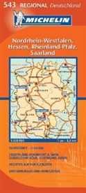Michelin Karten - Bl.543: Michelin Karte Nordrhein-Westfalen, Hessen, Rheinland-Pfalz, Saarland. Allemagne Centre-Ouest