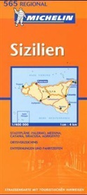 Michelin Karten - Bl.565: Michelin Karte Sizilien
