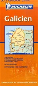 Michelin Karten - Bl.571: Michelin Karte Galicien. Galicia