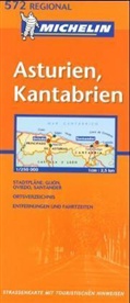 Michelin Karten - Bl.572: Michelin Karte Asturien, Kantabrien. Asturias, Cantabria