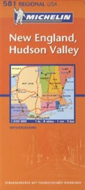 Michelin Karten - Bl.581: Michelin Karte New England, Hudson Valley