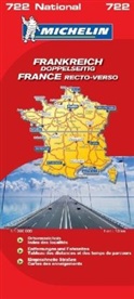 Michelin Karten - Bl.722: Michelin Karte Frankreich, doppelseitig. France, recto-verso