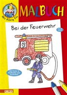 Uli Velte - Mit König Flo - 16: Malbuch, Bei der Feuerwehr