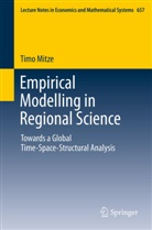 Timo Mitze - Empirical Modelling in Regional Science