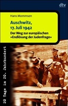Hans Mommsen - Auschwitz, 17. Juli 1942. Der Weg zur europäischen 'Endlösung der Judenfrage'