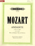 Wolfgang A. Mozart, Wolfgang Amadeus Mozart - Andante für Flöte und Orchester C-Dur KV 315 (285e), Klavierauszug