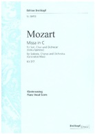 Wolfgang A. Mozart, Wolfgang Amadeus Mozart, F. Beyer, Otto Taubmann - Missa C-Dur KV 317 (Krönungsmesse), Klavierauszug (Taubmann u. Beyer)