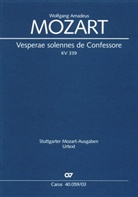 Wolfgang A. Mozart, Wolfgang Amadeus Mozart, Wolfgang Horn - Vesperae solennes de Confessore KV 339, Klavierauszug