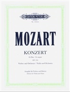 Wolfgang A. Mozart, Wolfgang Amadeus Mozart - Violinkonzert Nr.3 G-Dur KV 216, Klavierauszug