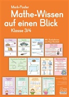 Anja Boretzki - Mathe-Wissen auf einen Blick, Klasse 3/4 (Poster)