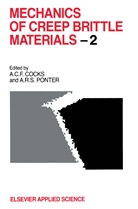 A. C. F. Cocks, A.C.F. Cocks, A. R. S. Pontern, A.R.S. Pontern - Mechanics of Creep Brittle Materials 2