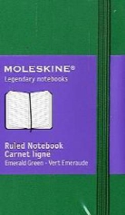 Moleskine classic, XSmall, Ruled Notebook, grass green