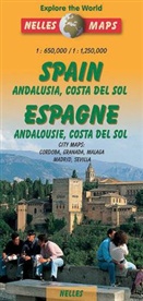Nelles Maps: Espagne Andalousie Costa del Sol 1:650'000 1:1'250'000