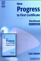 New Progress to First Certificate: Workbook with Answers, w. Cassette