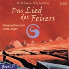 William Nicholson, Julia Jäger - Das Lied des Feuers, 3 Audio-CDs (Audio book)
