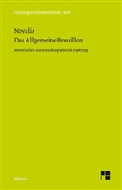 Novalis, Han J Mähl, Hans J Mähl, Hans J Mähl, Hans-Joachim Mähl, Richar Samuel... - Das Allgemeine Brouillon