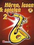 Jaap Kastelein, Michiel Oldenkamp - Hören, lesen & spielen, Schule für Altsaxophon, m. Audio-Tracks online. Bd.2