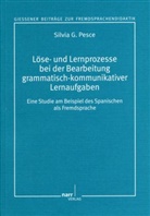 Silvia G Pesce, Silvia G. Pesce - Löse- und Lernprozesse bei der Bearbeitung grammatisch-kommunikativer Lernaufgaben