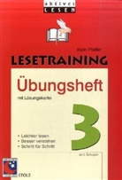 Karin Pfeiffer - Lesetraining Übungsheft 3