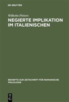 Wilhelm Pötters - Negierte Implikation im Italienischen