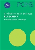 PONS Großwörterbuch Business Bulgarisch, m. CD-ROM