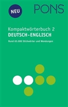 PONS Kompaktwörterbuch Englisch - Tl.2: Deutsch-Englisch