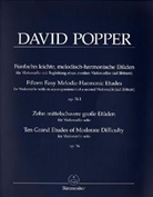 David Popper, Martin Rummel - 15 leicht, melodisch-harmonische u. rhythm. Etüden op.76/1. 10 mittelschwere große Etüden op.76, Violoncello