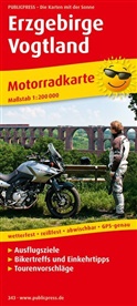 PublicPress Motorradkarten: PublicPress Motorradkarte Erzgebirge, Vogtland