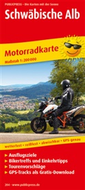 PublicPress Motorradkarten: PublicPress Motorradkarte Schwäbische Alb