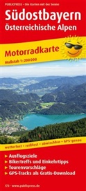 PublicPress Motorradkarten: PublicPress Motorradkarte Südostbayern - Österreichische Alpen