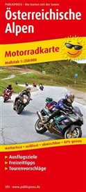 PublicPress Motorradkarten: PublicPress Motorradkarte Österreichische Alpen