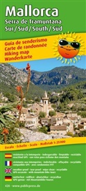 PublicPress Wanderkarten: PublicPress Wanderkarte Mallorca - Serra de Tramuntana Sur. Mallorca - Serra de Tramuntana Sud. Mallorca - Serra de Tramuntana South / Mallorca - Serra de Tramuntana Süd