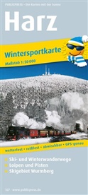 PublicPress Wintersportkarte: PublicPress Wintersportkarte Harz