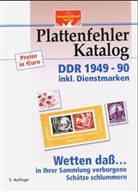 Plattenfehler Katalog DDR 1949-90 inkl. Dienstmarken