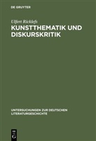 Ulfert Ricklefs - Kunstthematik und Diskurskritik