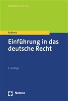 Gerhard Robbers - Einführung in das deutsche Recht